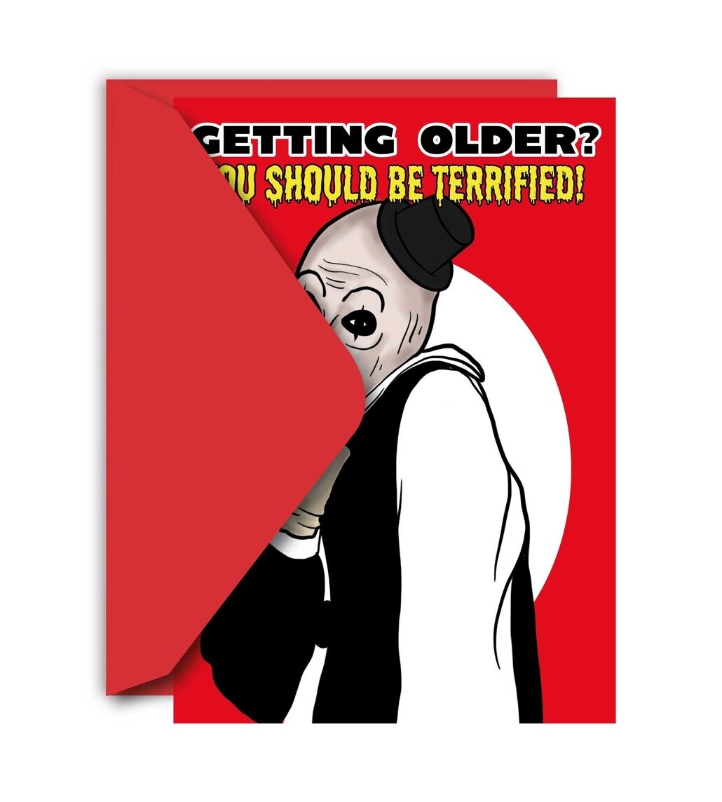 Kort med kuvert - You Should Be Terrified