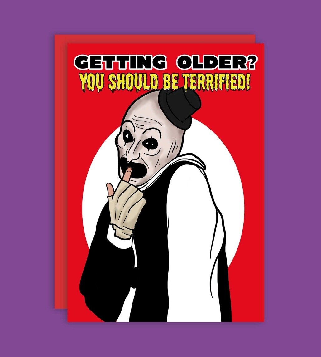 Kort med kuvert - You Should Be Terrified