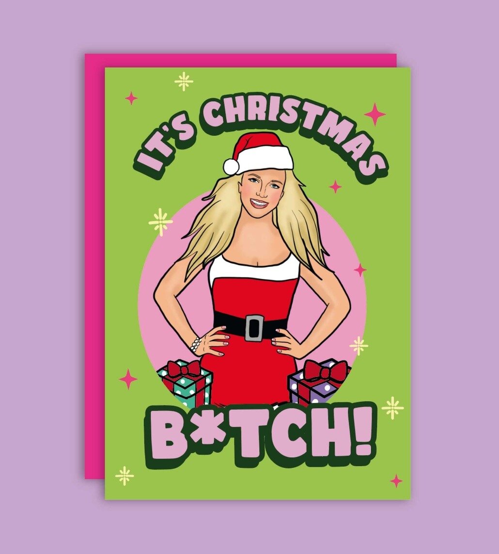 Kort med kuvert - It´s Xmas Bitch