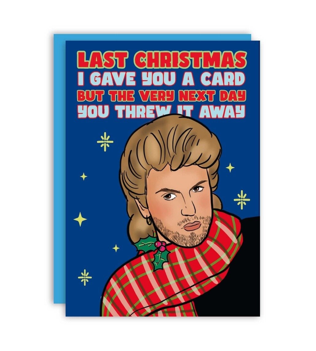 Kort med kuvert - Last Xmas I Gave You A Card