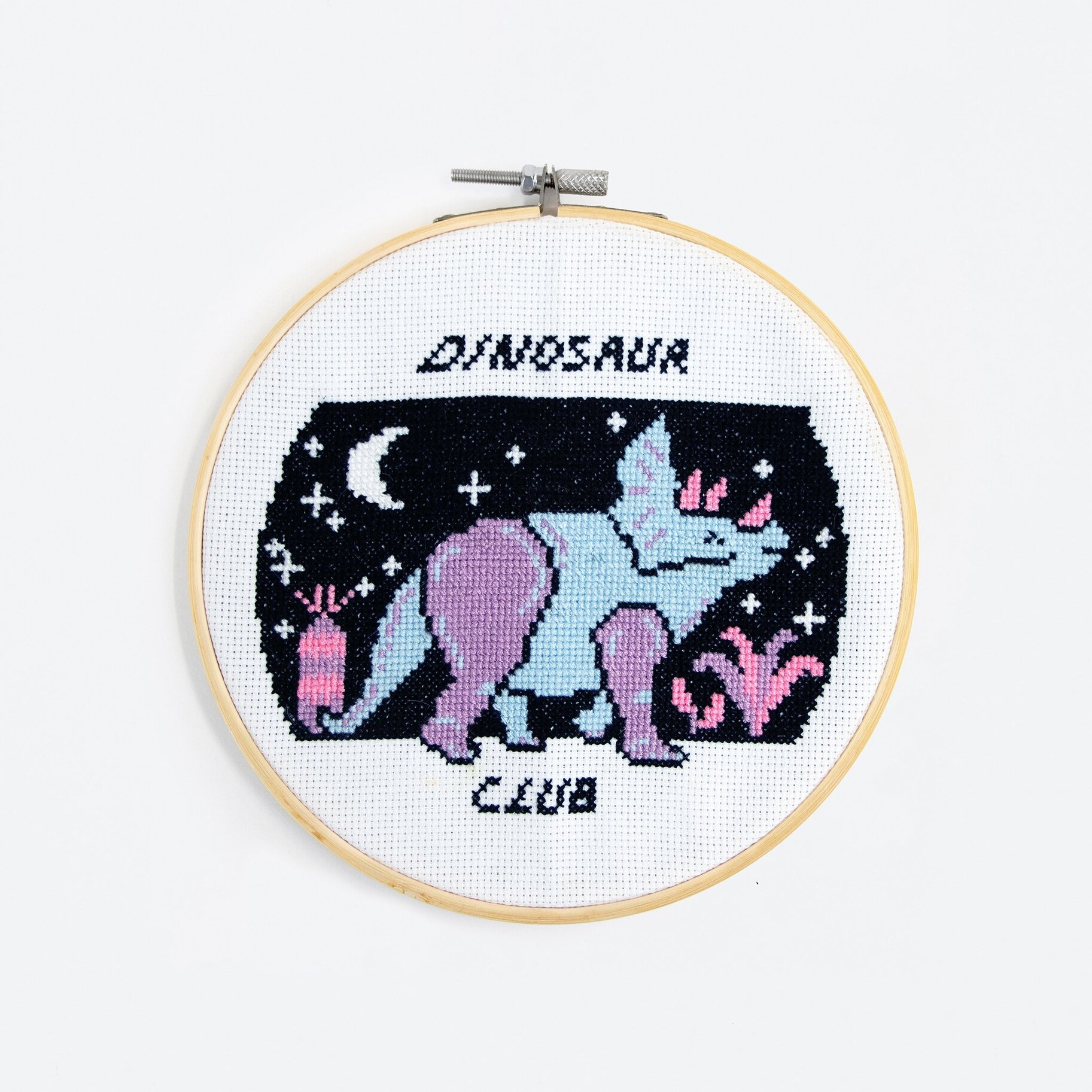 Korsstygn-kit - Dinosaur Club
