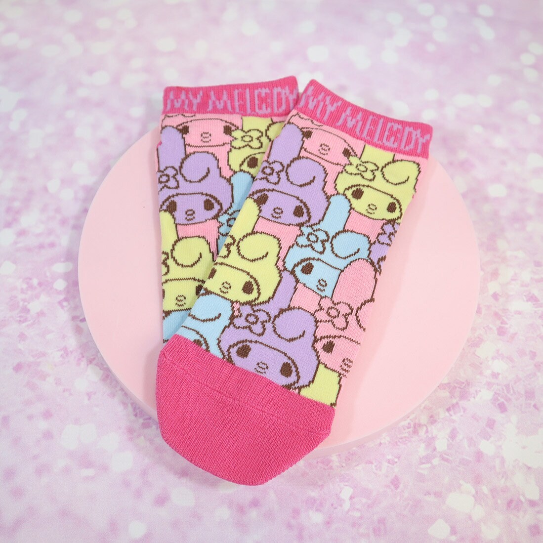 Pastellfärgade My Melody-strumpor