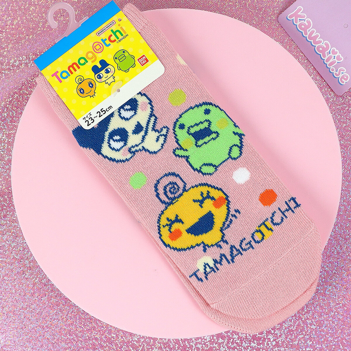 Rosa Tamagotchi-strumpor