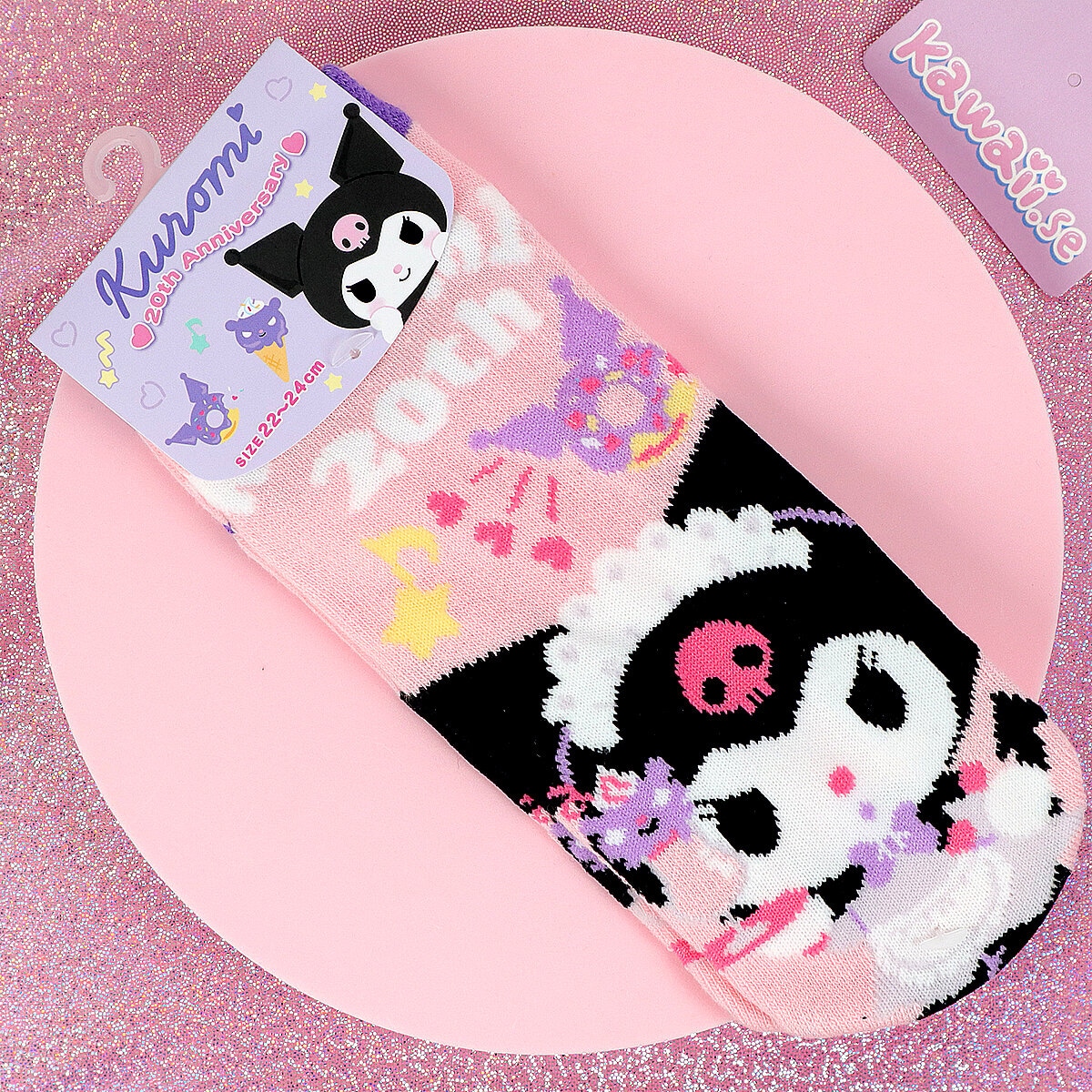 Rosa 20th anniversary Kuromi-strumpor