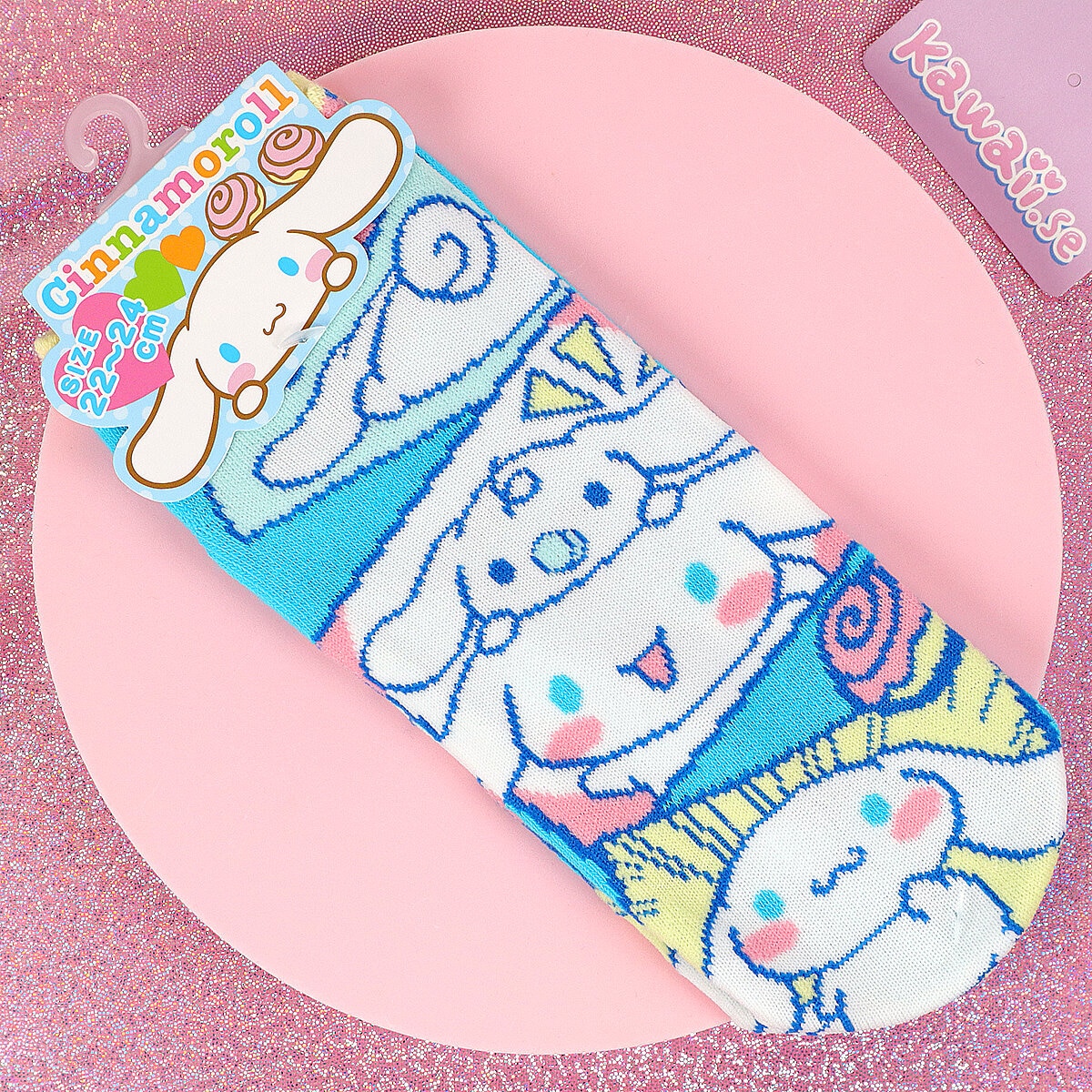 Blå Cinnamoroll & Milk comics-strumpor 
