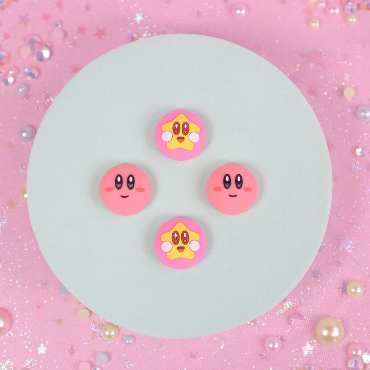 Switch joystick silikonskydd Kirby