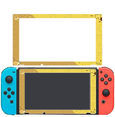 Pikachu och Eevee Nintendo Switch-skärmskydd 