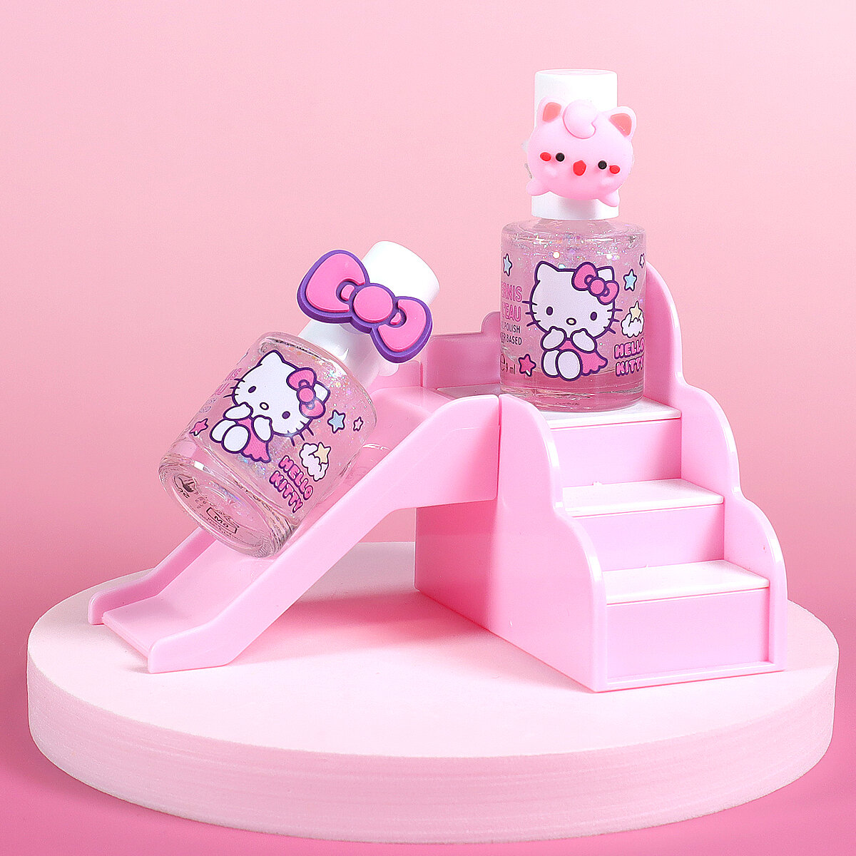Hello Kitty vattenbaserat nagellack & ring