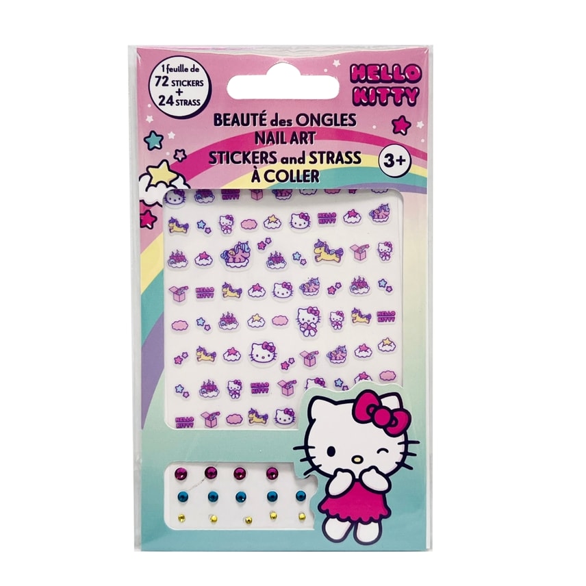 Hello Kitty Nagelstickers & Rhinestones
