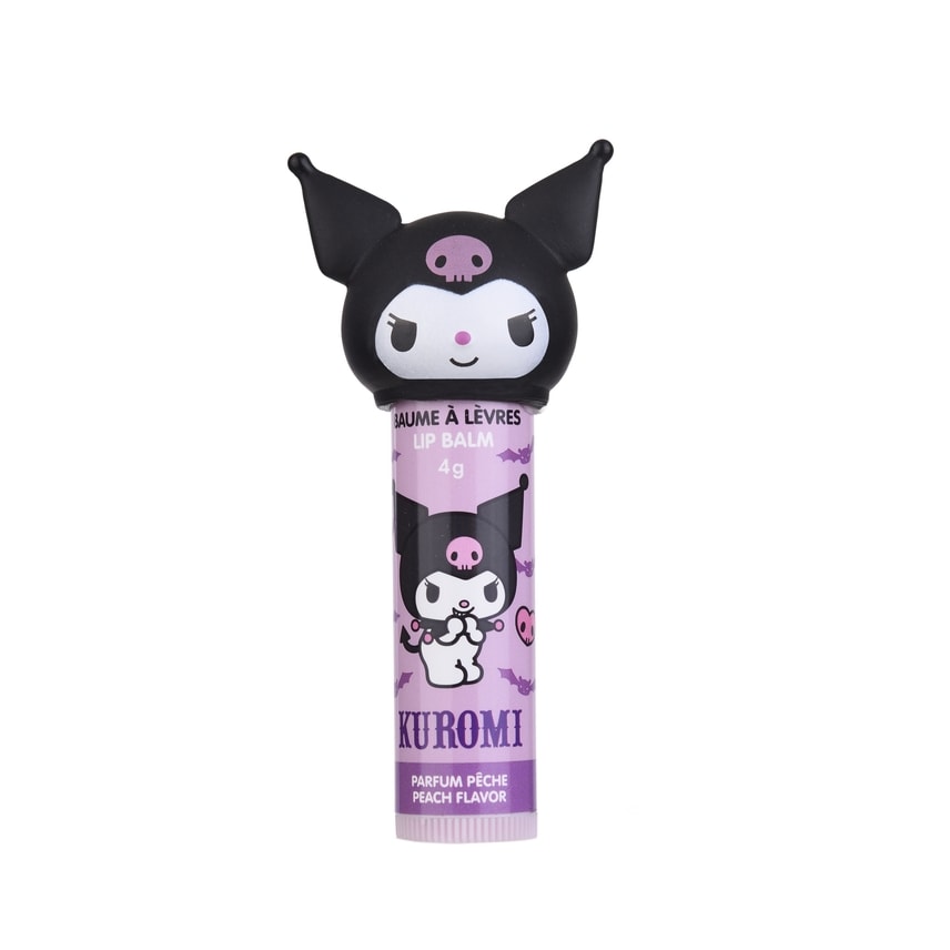 Kuromi peach lip balm
