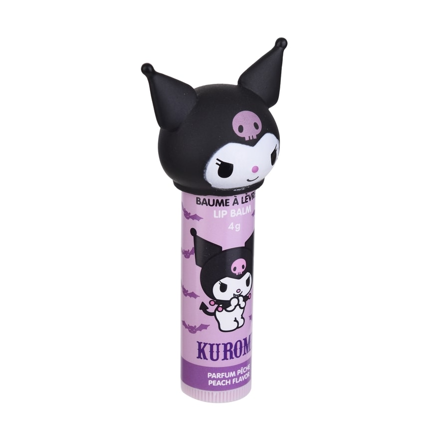 Kuromi peach lip balm