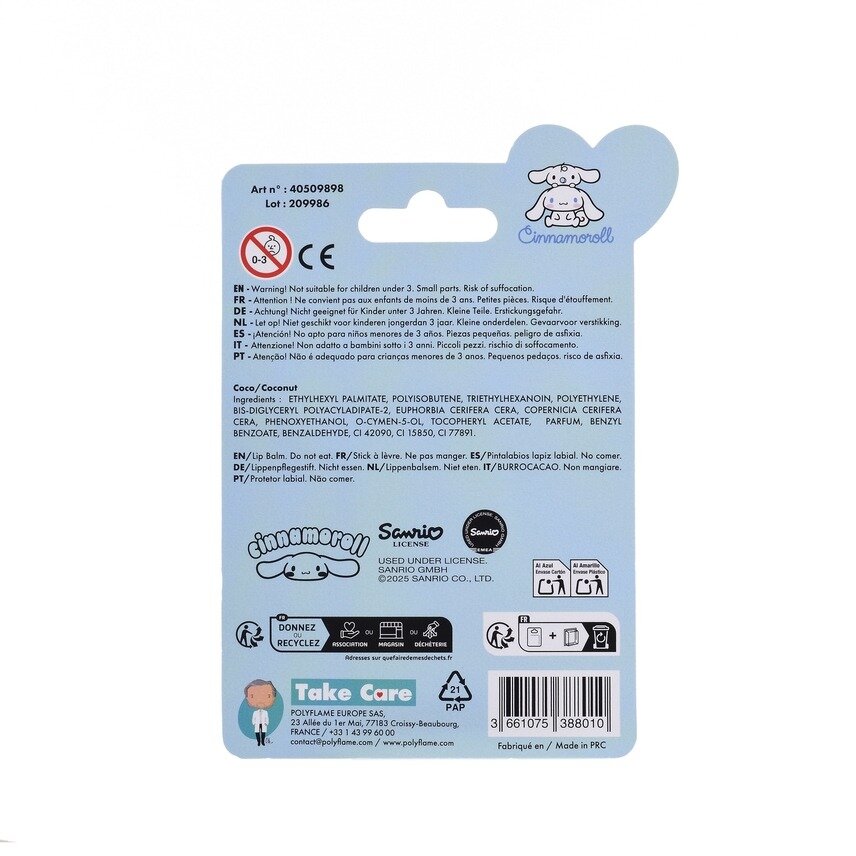 Cinnamoroll Coconut Lip Balm