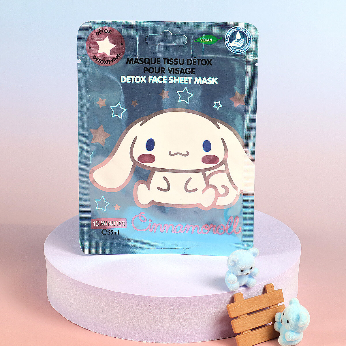 Cinnamoroll detox face sheet mask