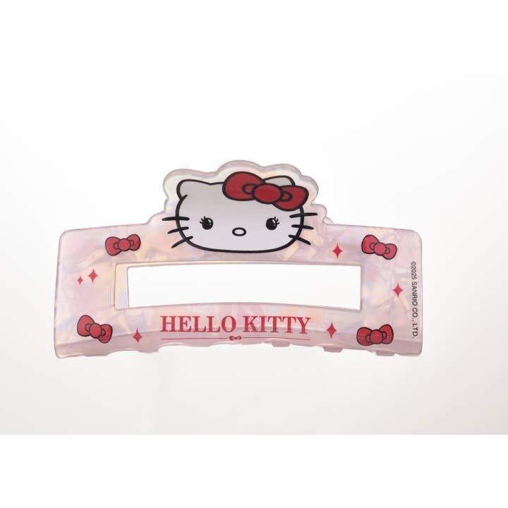 Hårklämma - Stor skimrande Hello Kitty 