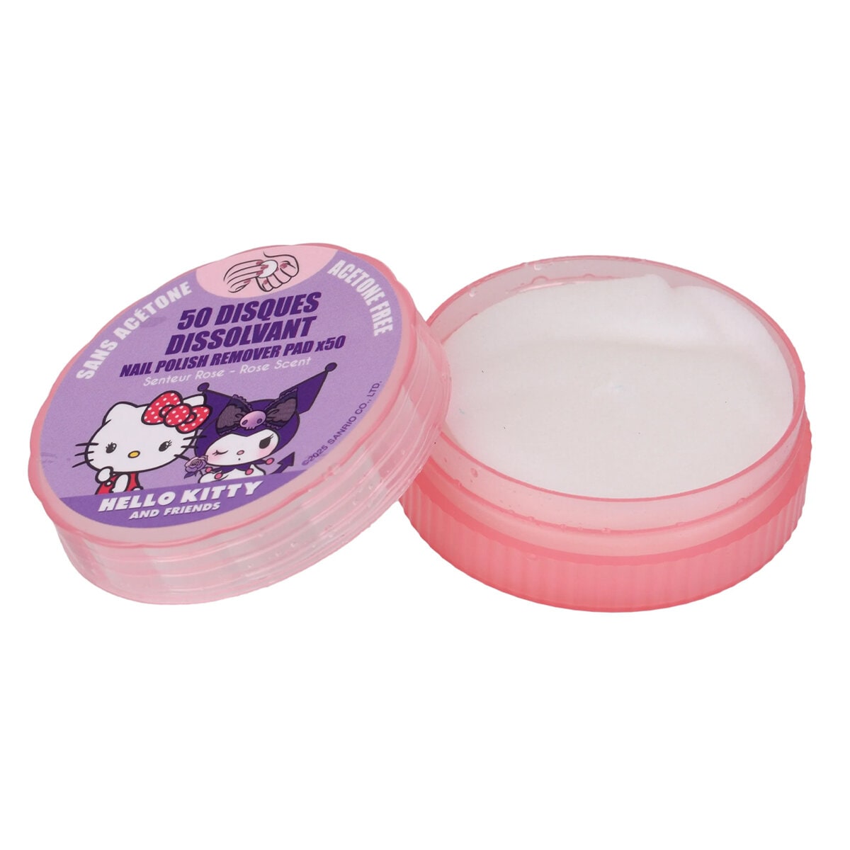 Nail Polish Remover Pads - Hello Kitty & Friends 50st