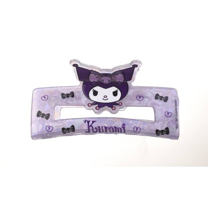 Hårklämma - Stor skimrande Kuromi 