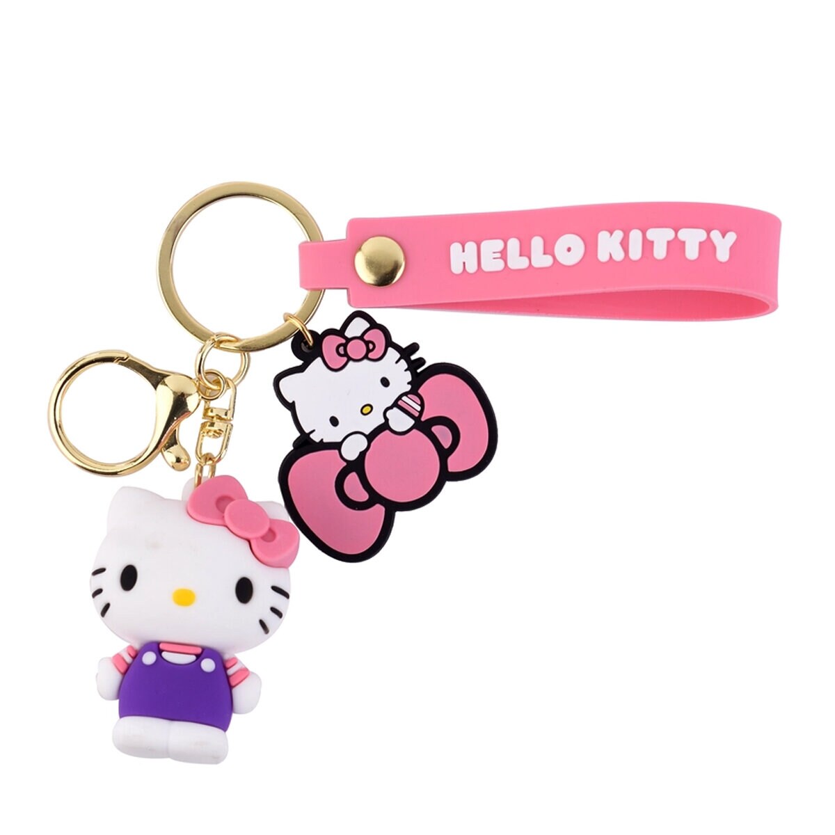 Bag Charm - Hello Kitty med Rosettcharm