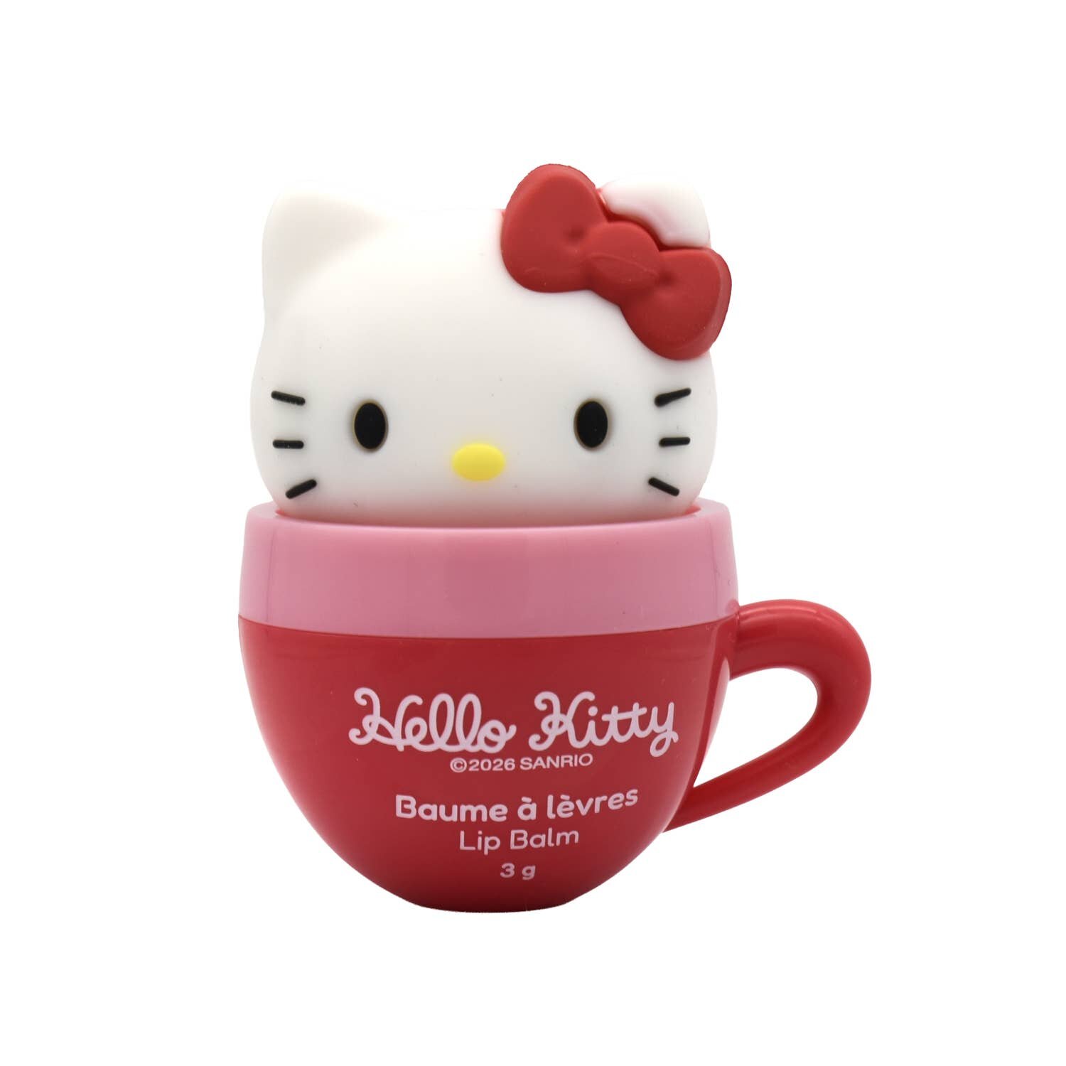 Hello Kitty & Friends läppbalsam i kopp 3 g
