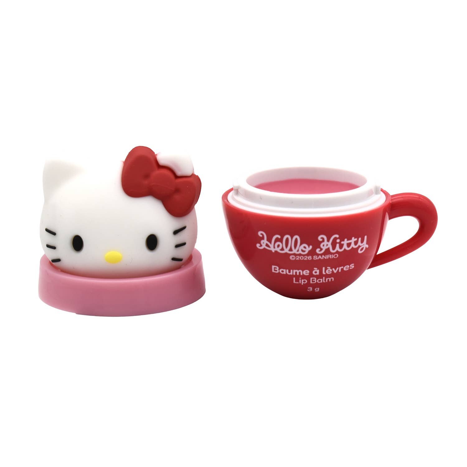 Hello Kitty & Friends läppbalsam i kopp 3 g