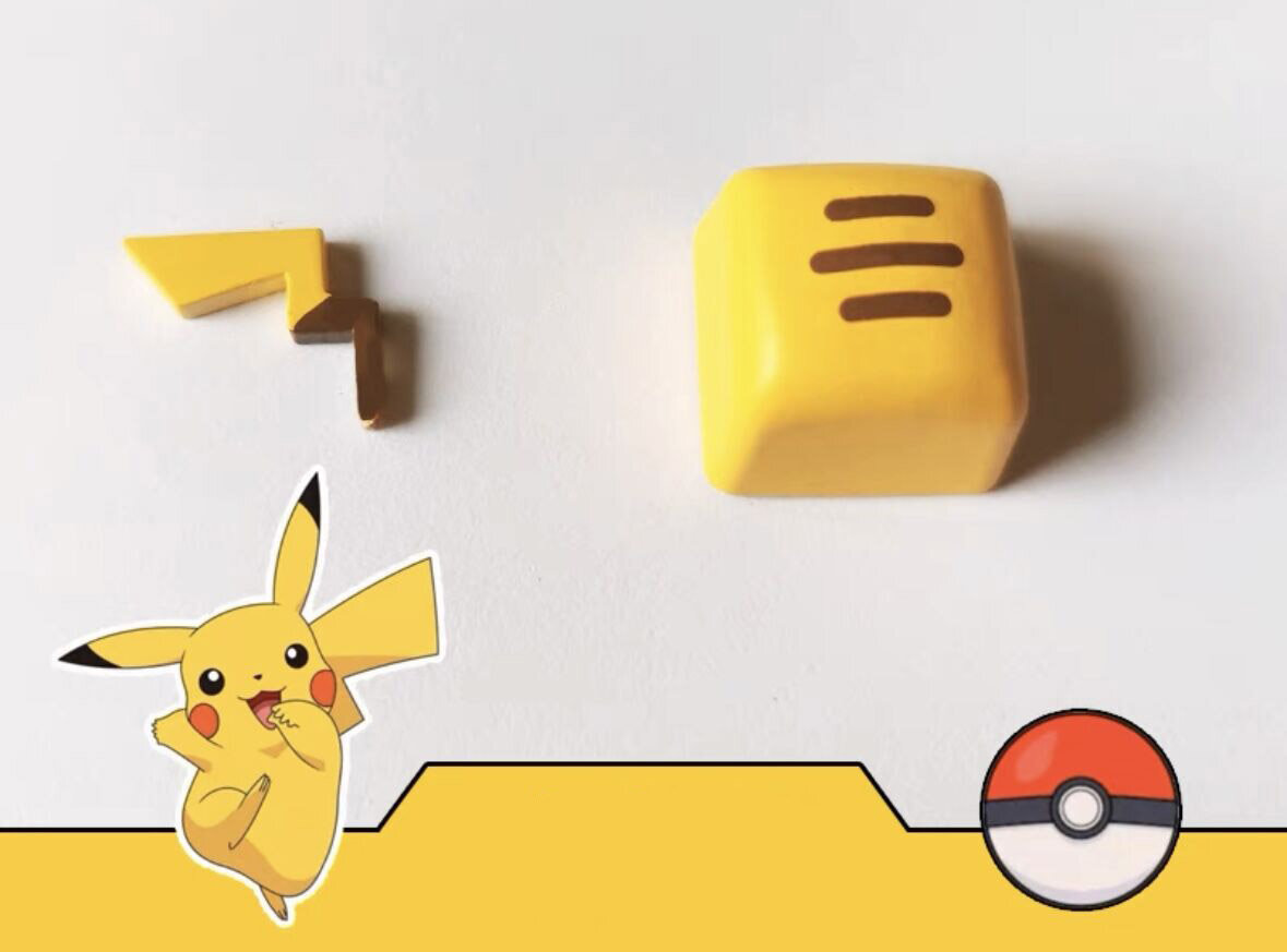 Artisan keycap Pikachu