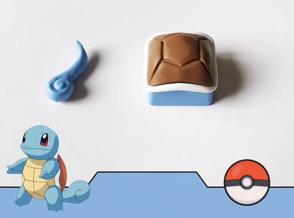 Artisan keycap Squirtle