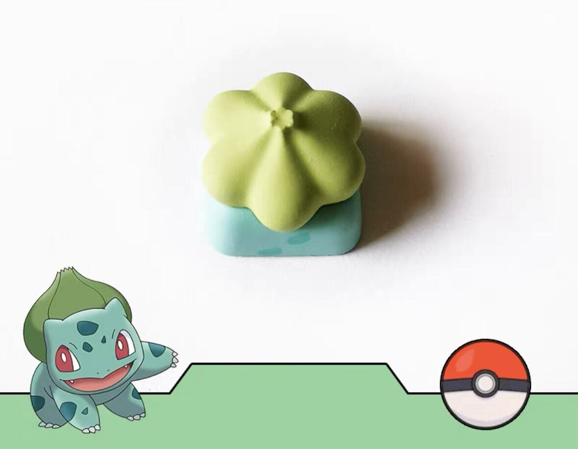 Artisan keycap Bulbasaur