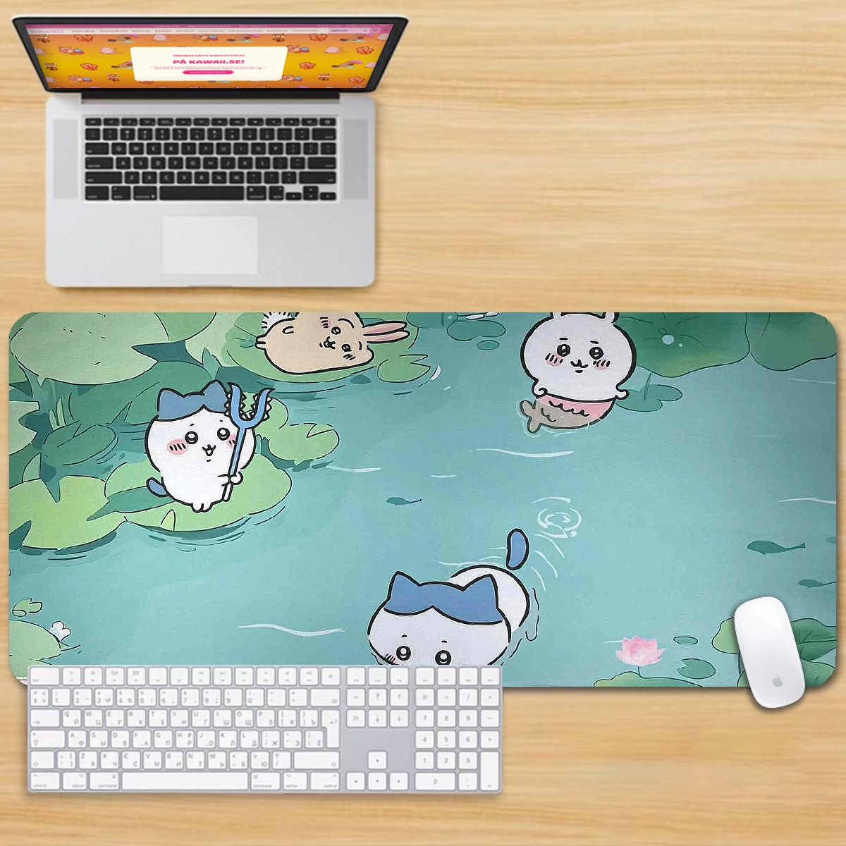 Stor musmatta - Chiikawa Mermaid Swimming