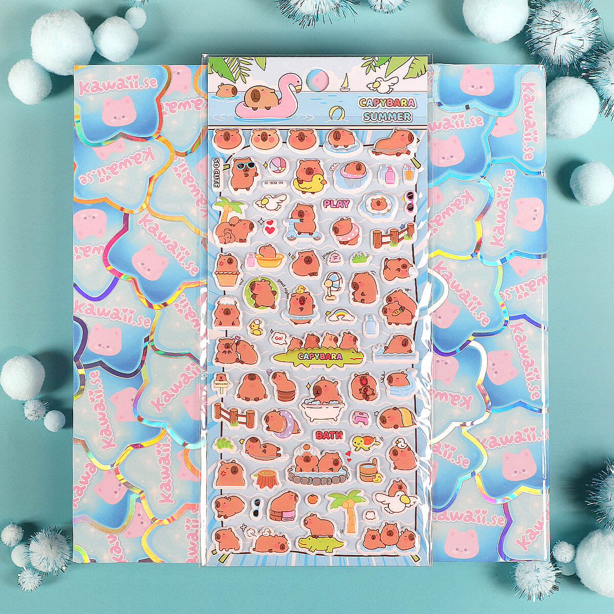 Stickersark - Capybara Summer (SL-BDQ04)