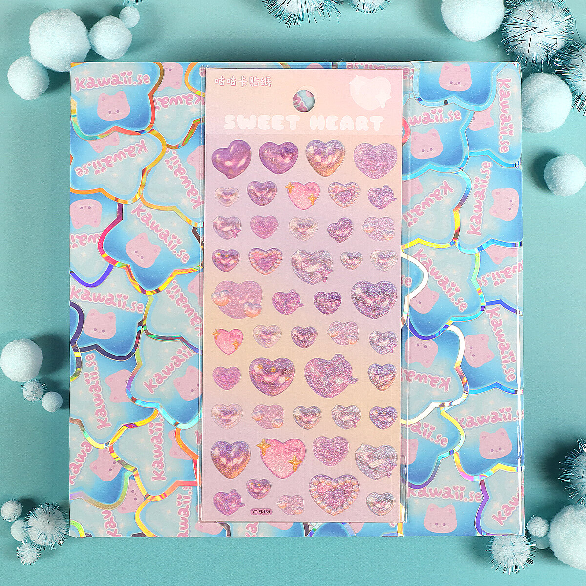 Stickersark - Holo Sweet Heart (YT-EK159)