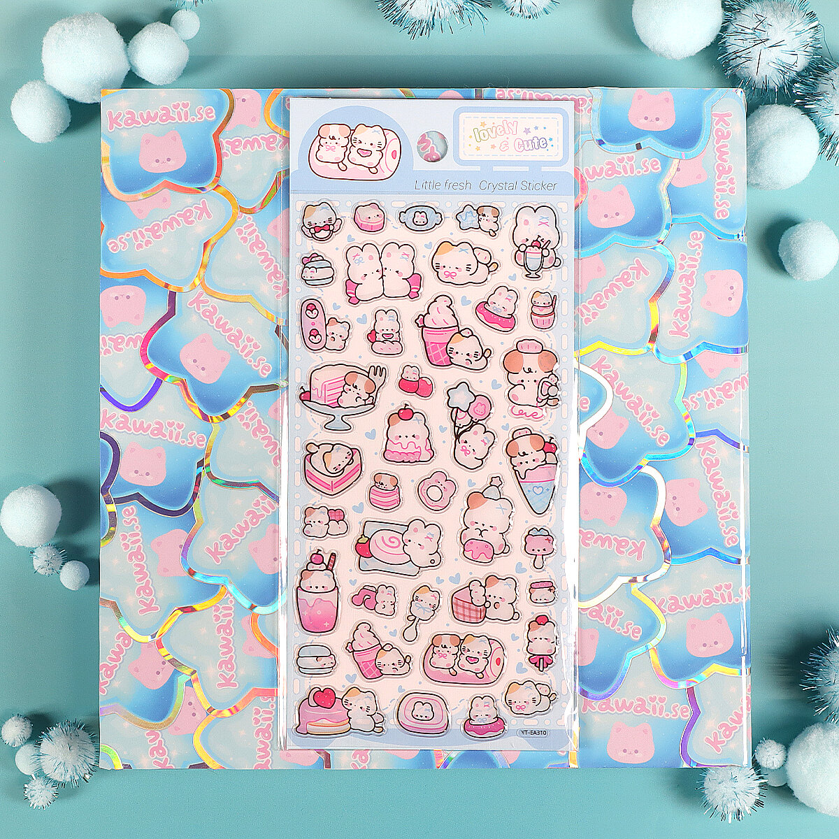 Stickersark - Cute Cake Animals (YT-EA310)