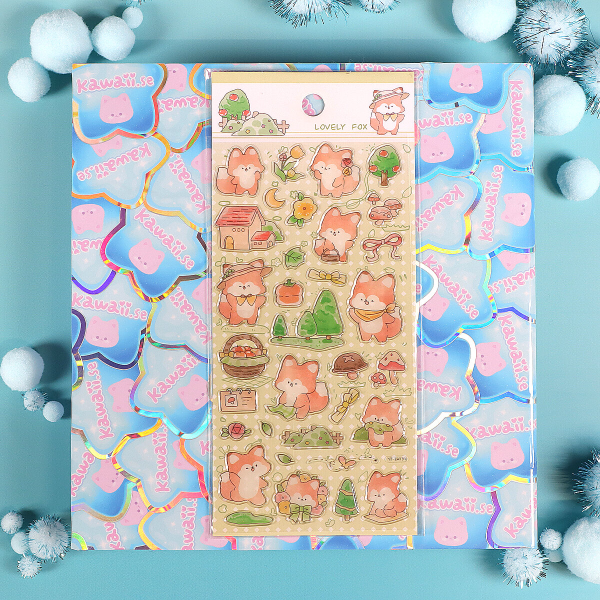 Stickersark - Glitter Lovely Forest Fox (YT-EA191)