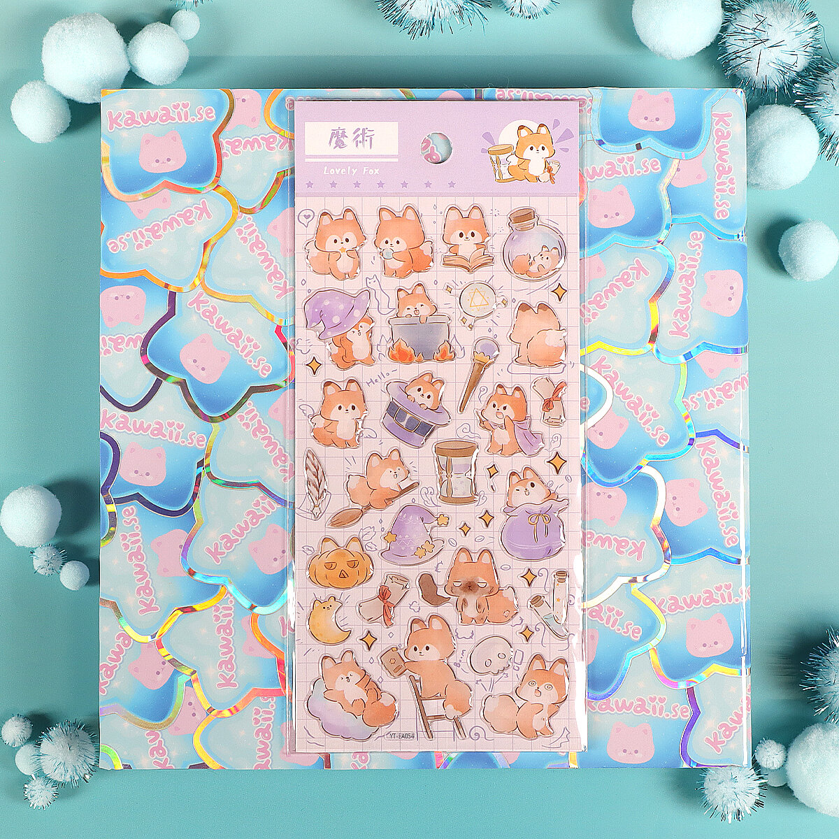 Stickersark - Glitter Lovely Magic Fox (YT-EA054)
