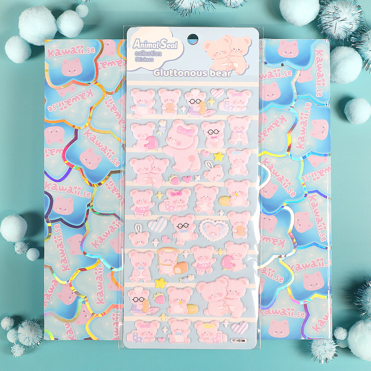 Stickersark - Puffy Gluttonous Bears (YT-HB144)