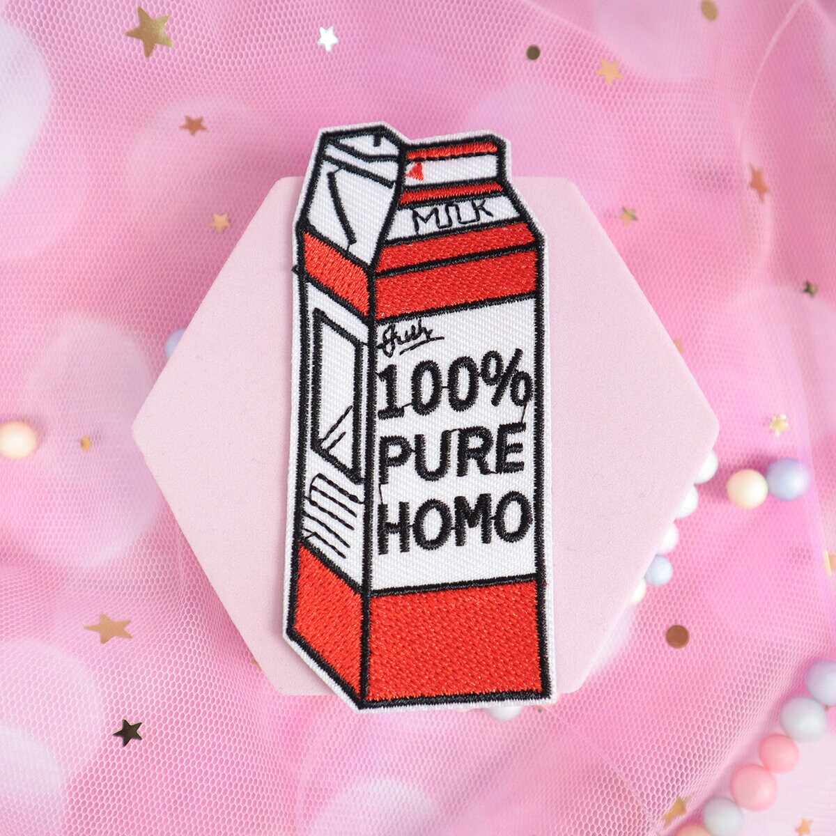Tygmärke - 100% pure homo