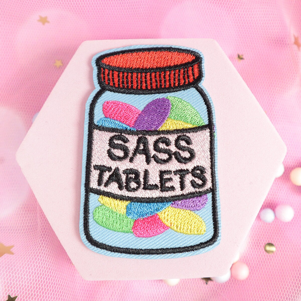 Tygmärke - Sass Tablets