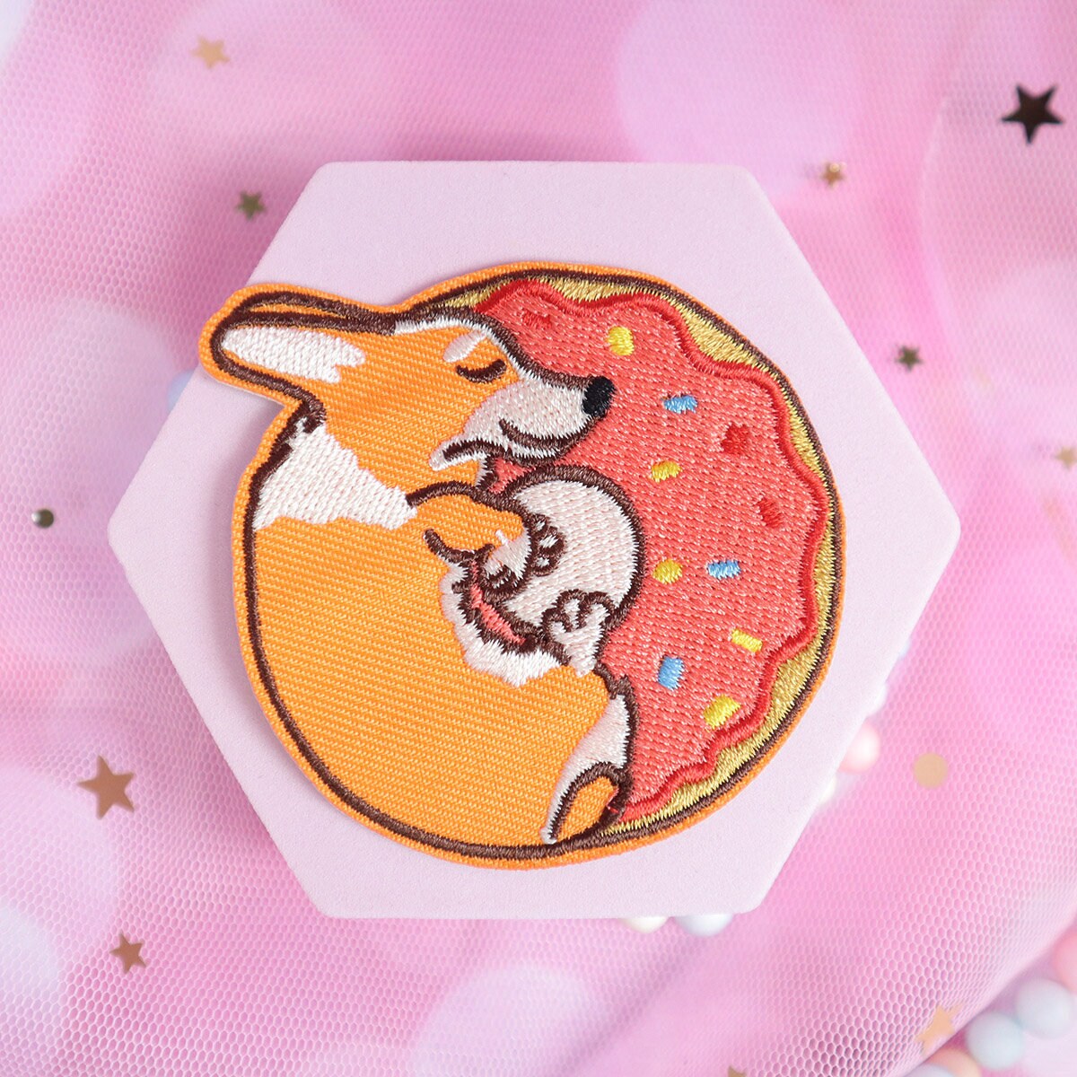 Tygmärke - Donut corgi