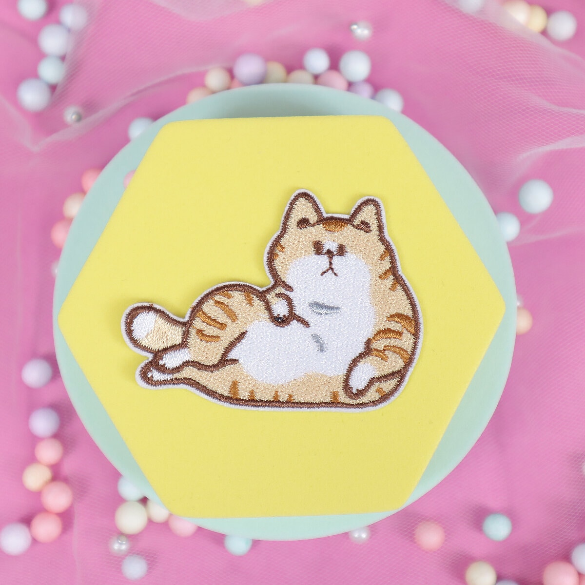 Tygmärke - Chill Floofy Cat