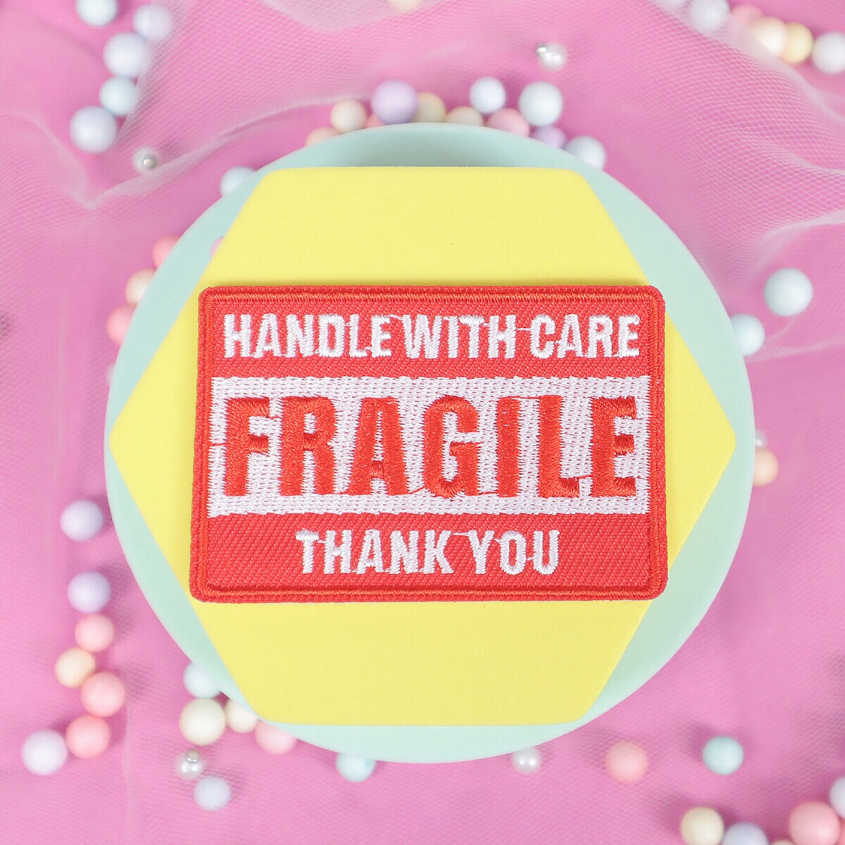 Tygmärke - Handle With Care, Thank You
