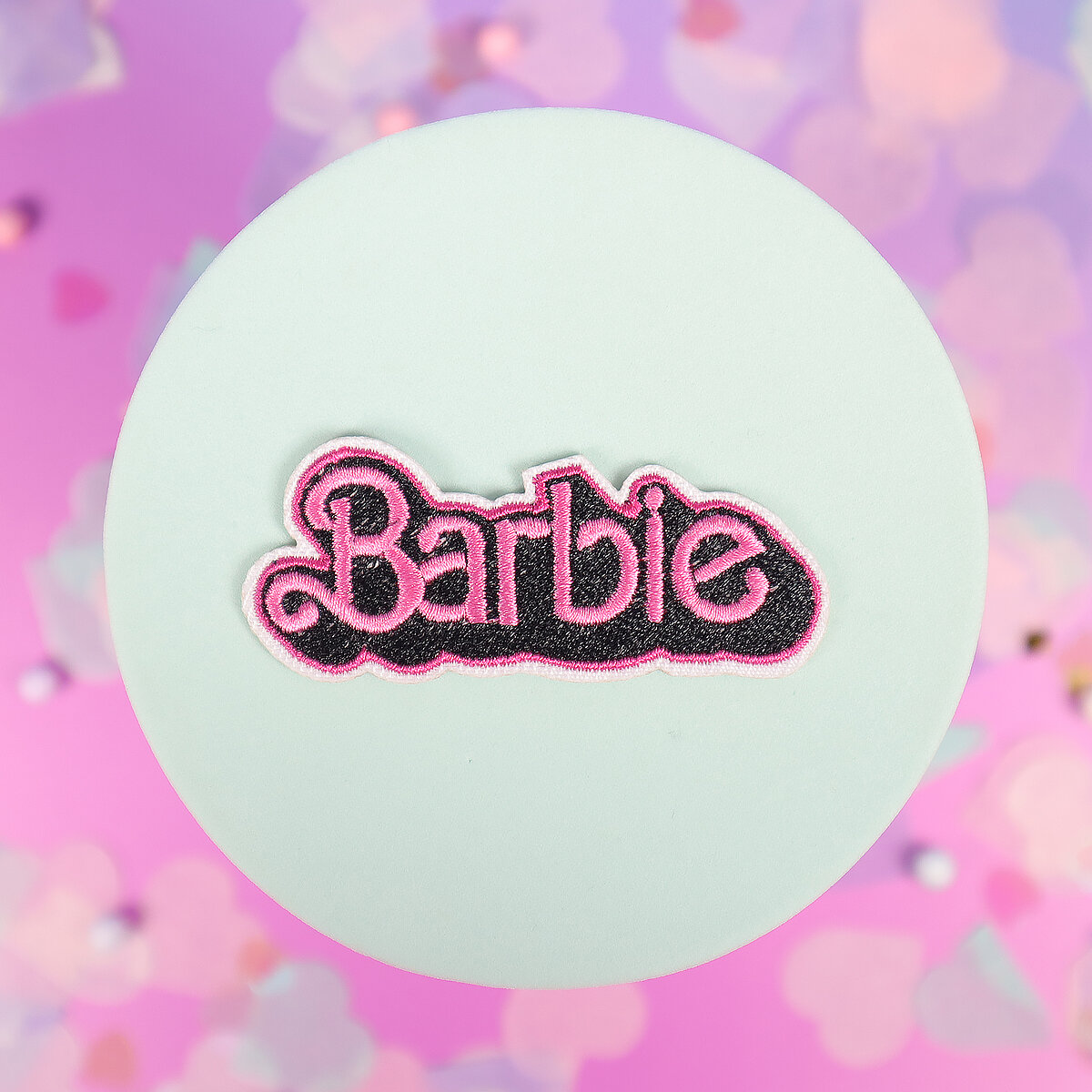 Tygmärke - Svart Barbie