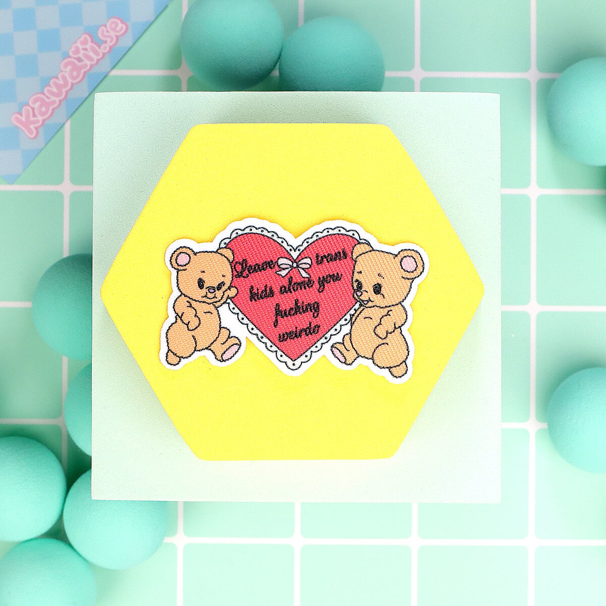 Tygmärke - Leave trans kids alone