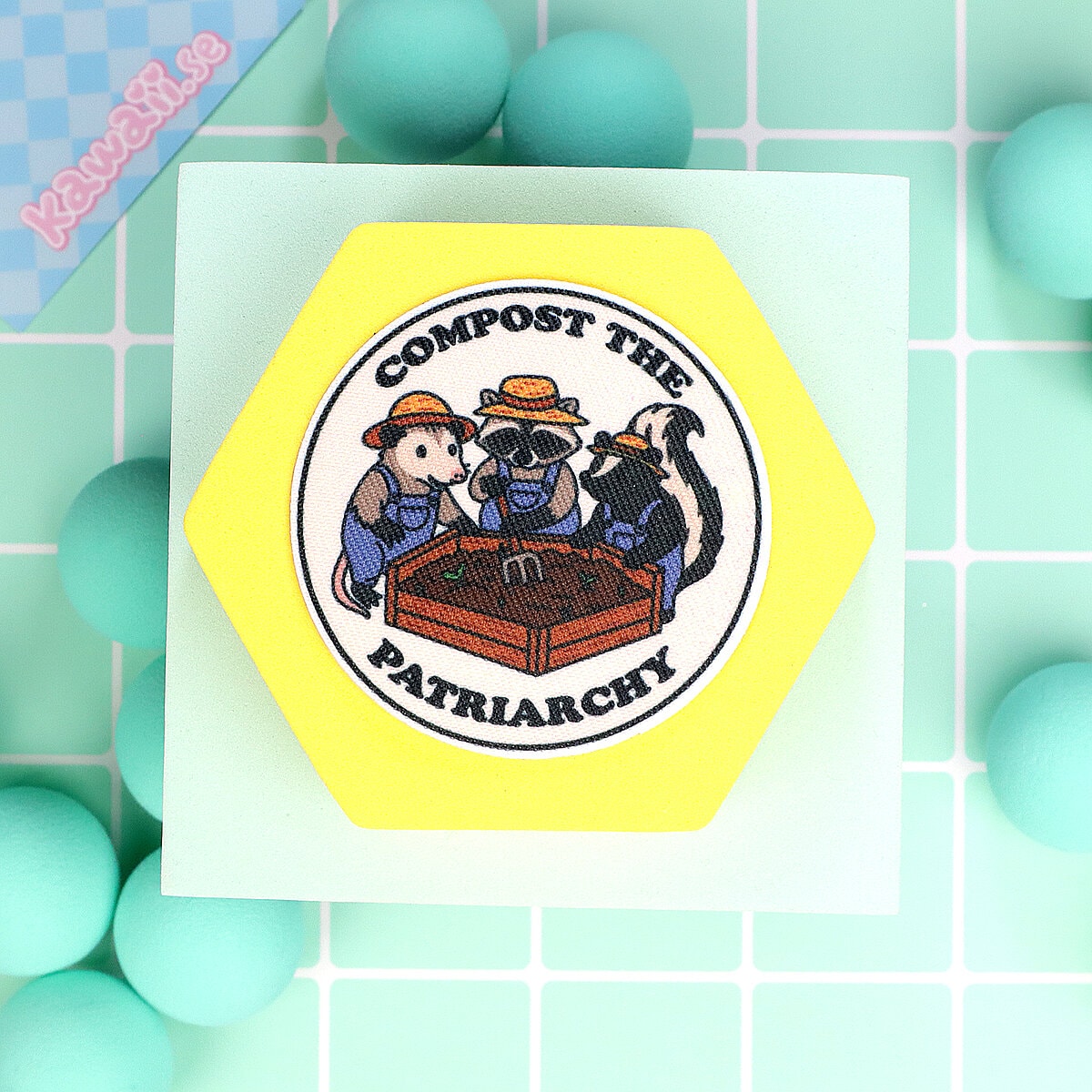 Tygmärke - Compost the patriarchy
