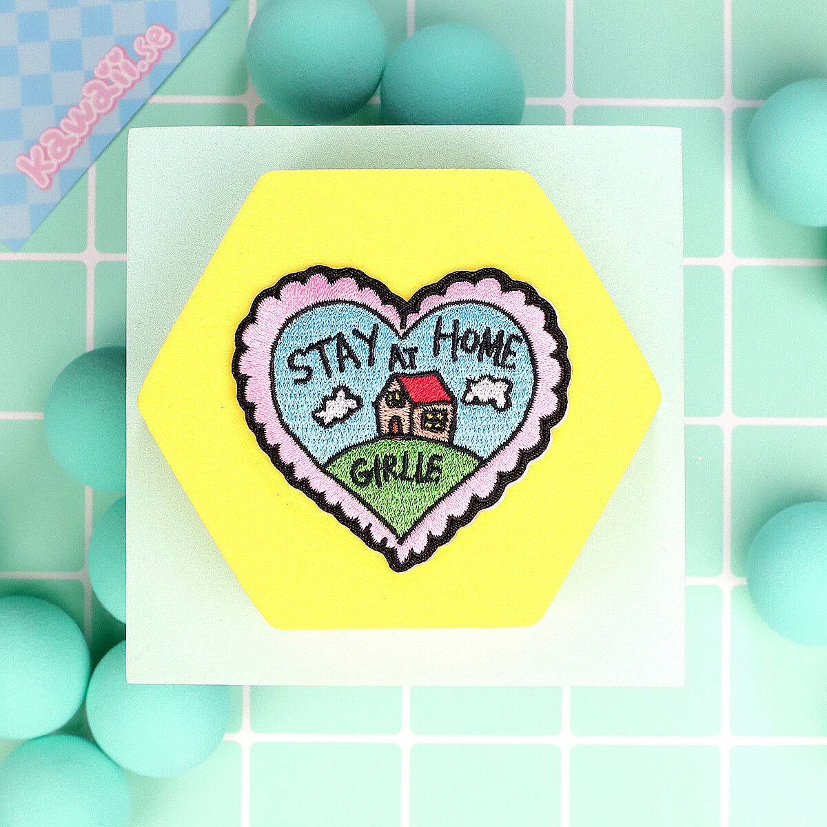 Tygmärke - Stay at home girlie