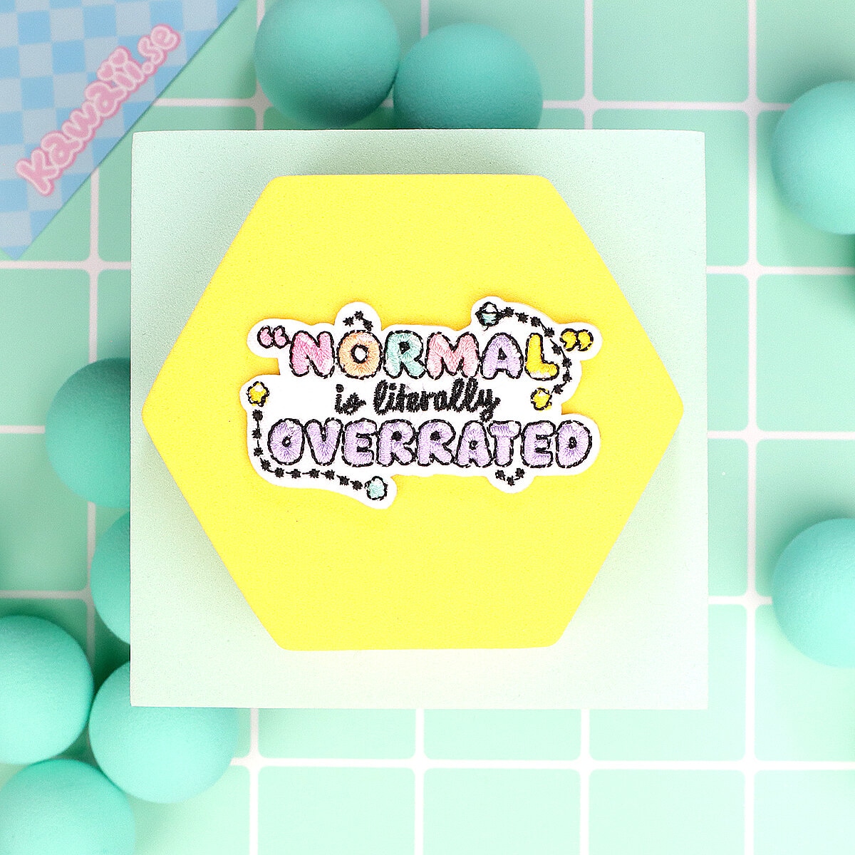 Tygmärke - Normal is literally overrated