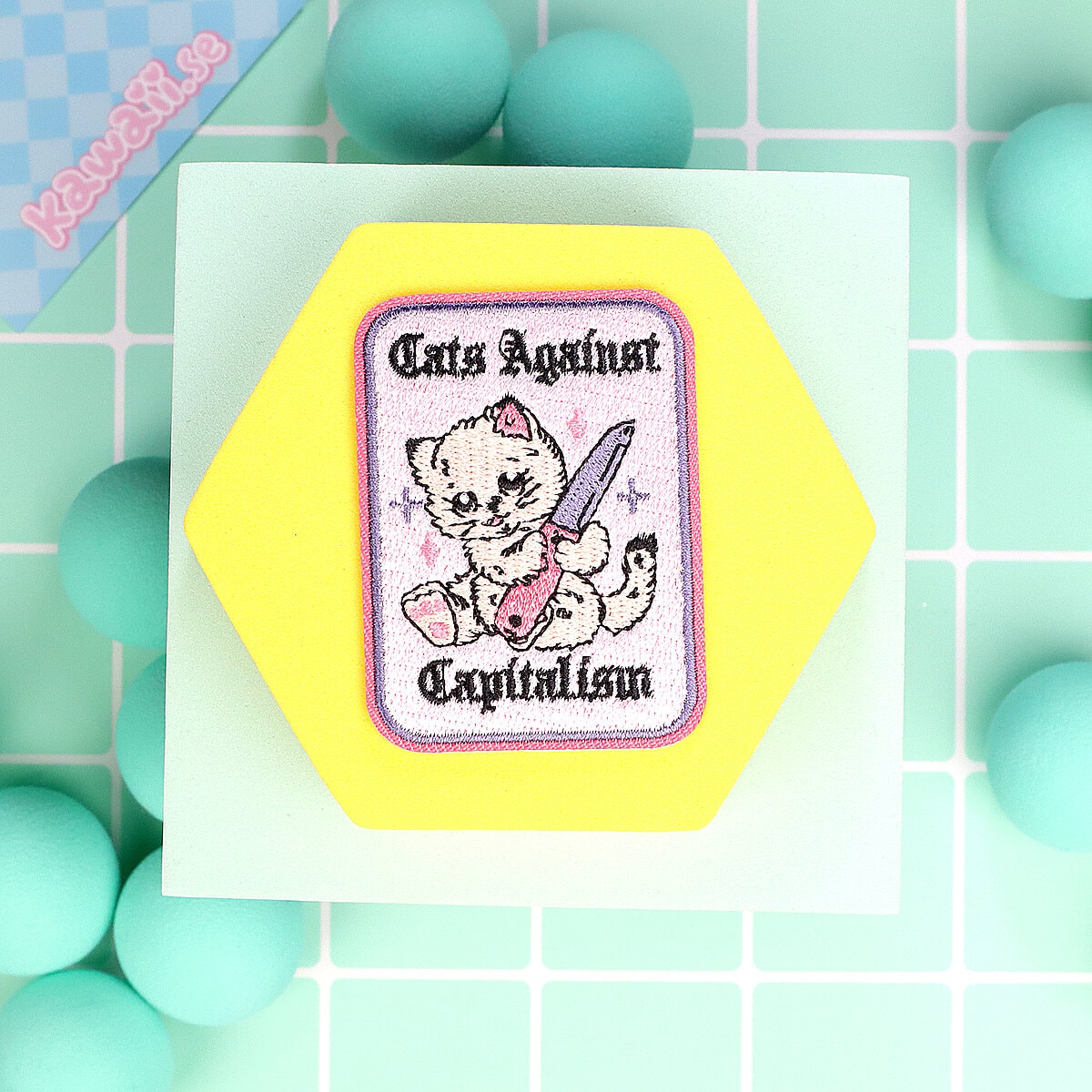 Tygmärke - Cats against capitalism