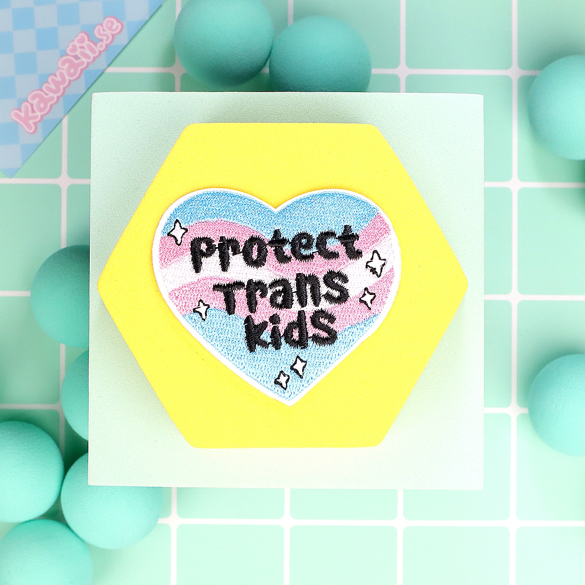 Tygmärke - Protect trans kids