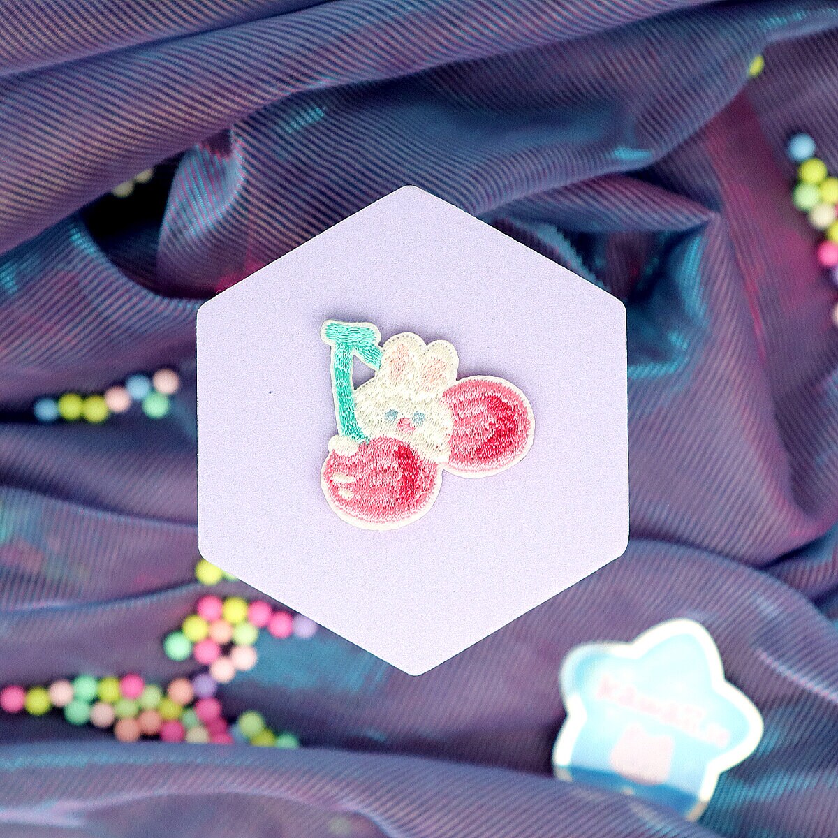 Tygmärke - Cherry Bunny