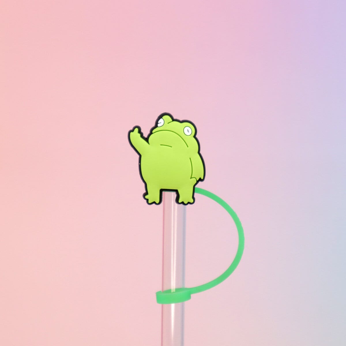 Straw topper - Angry Froggie Fingers 