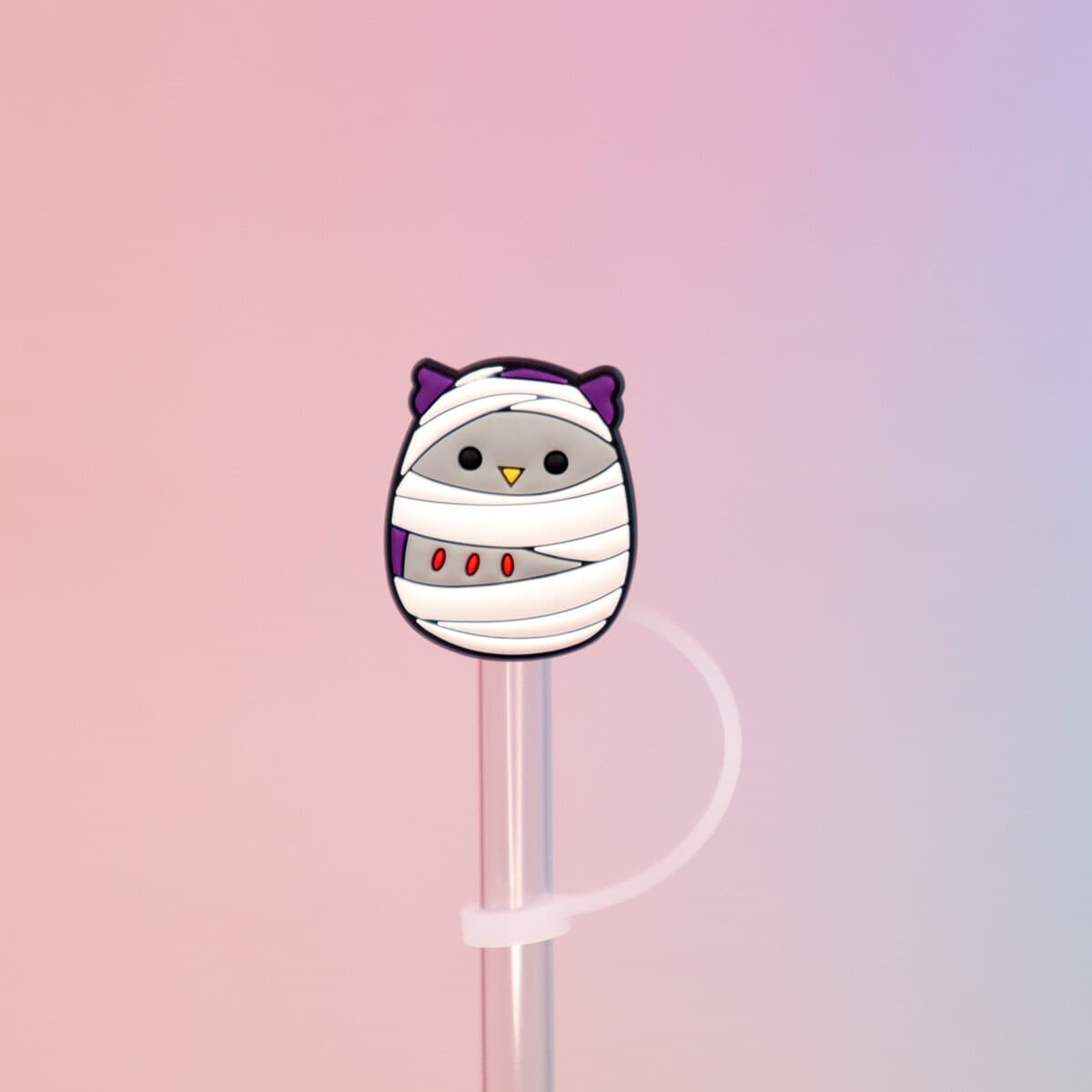 Straw topper - Squishmallows, Holly the mummy
