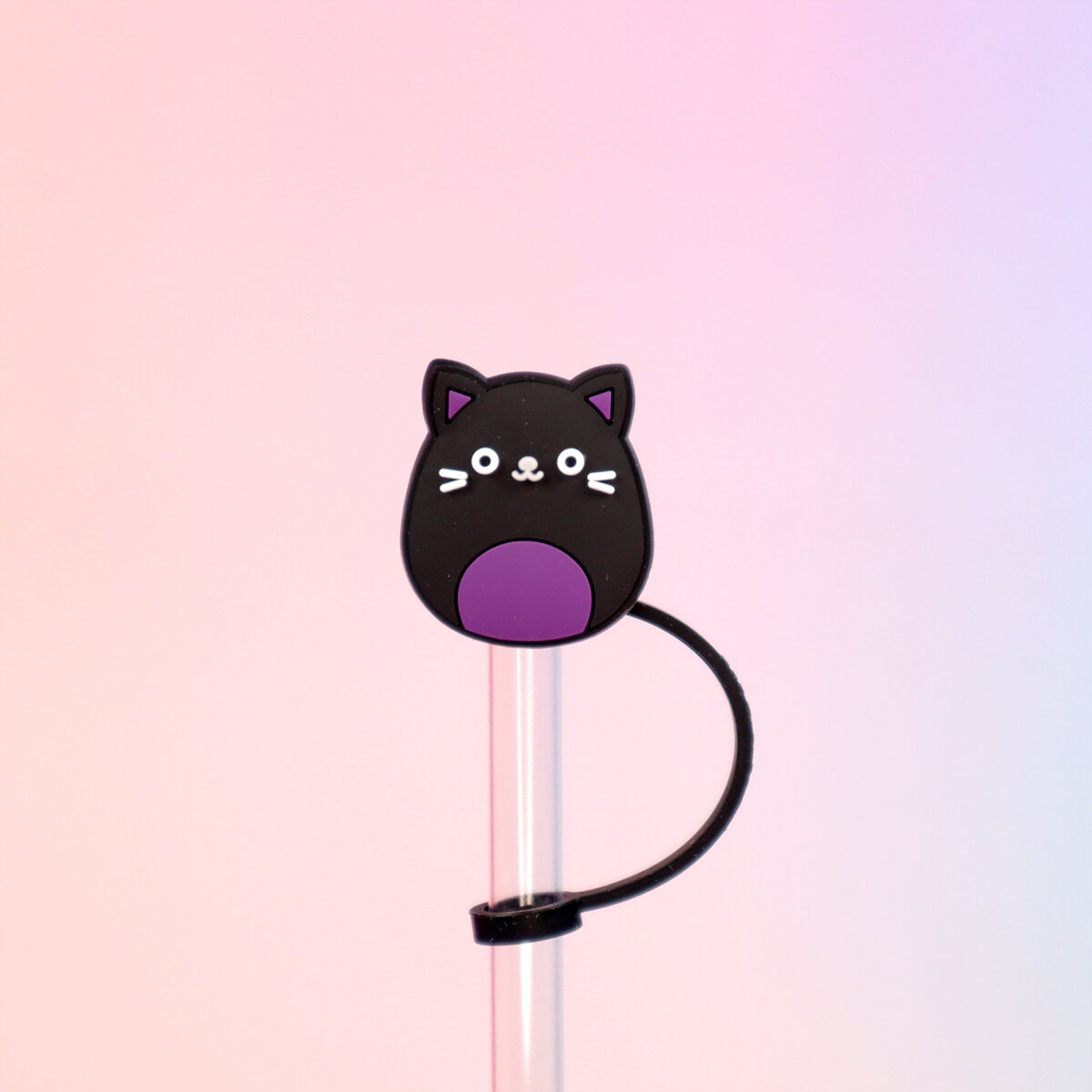 Straw topper - Squishmallows, Autumn the cat