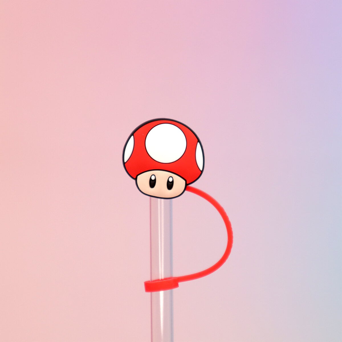 Straw topper - Super Mushroom, Super Mario